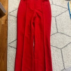 Zara Red Women's Pants